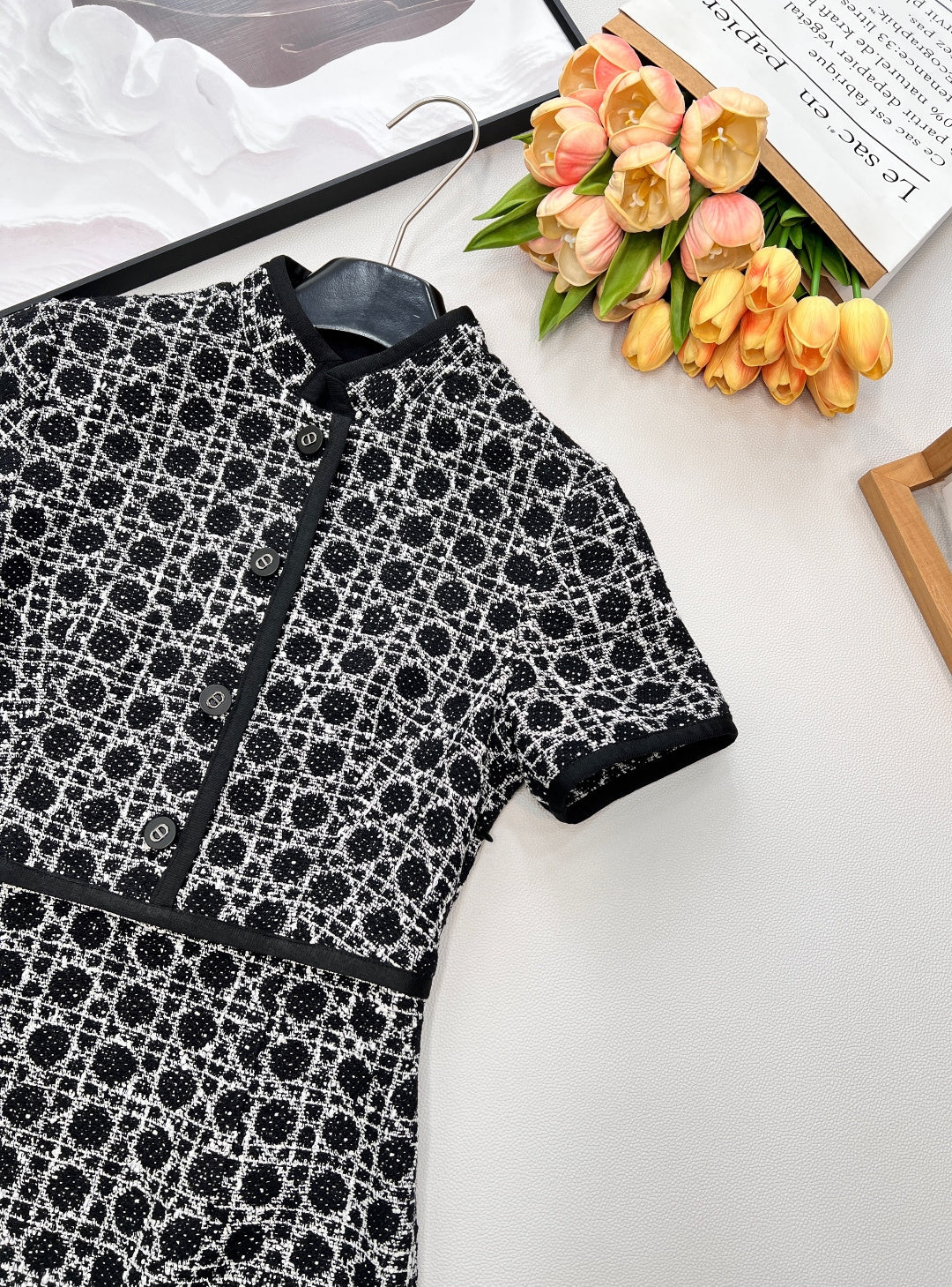 DIOR 26S SHORT-SLEEVE DRESS 979
