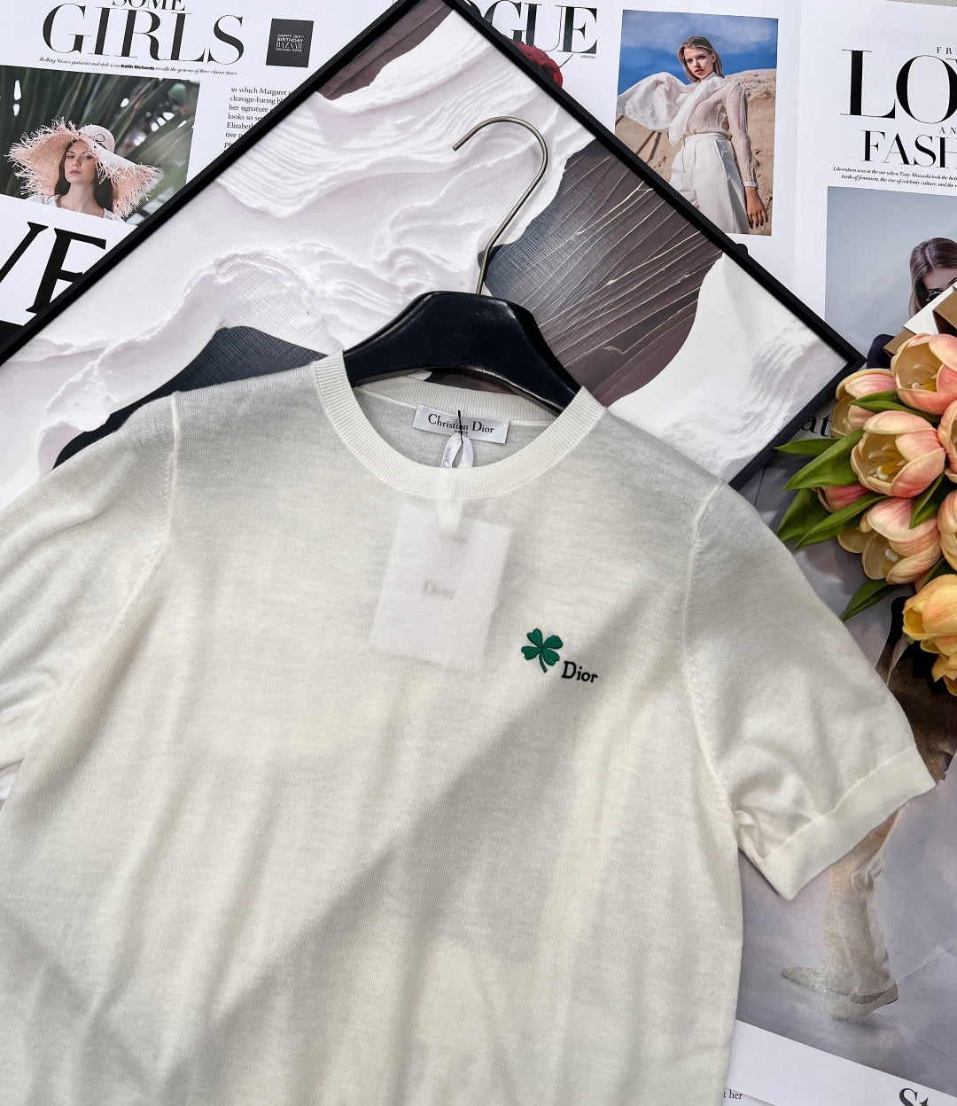 DIOR 26S SHORT-SLEEVE SWEATER 1164
