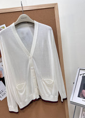 GUCCI 26S V-NECK KNIT CARDIGAN 326
