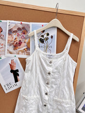 CHANEL 26S DENIM CAMI DRESS 1411
