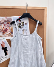 CHANEL 26S DENIM CAMI DRESS 1410