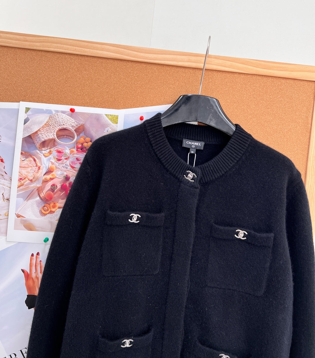 CHANEL 26S KNIT CARDIGAN 1498