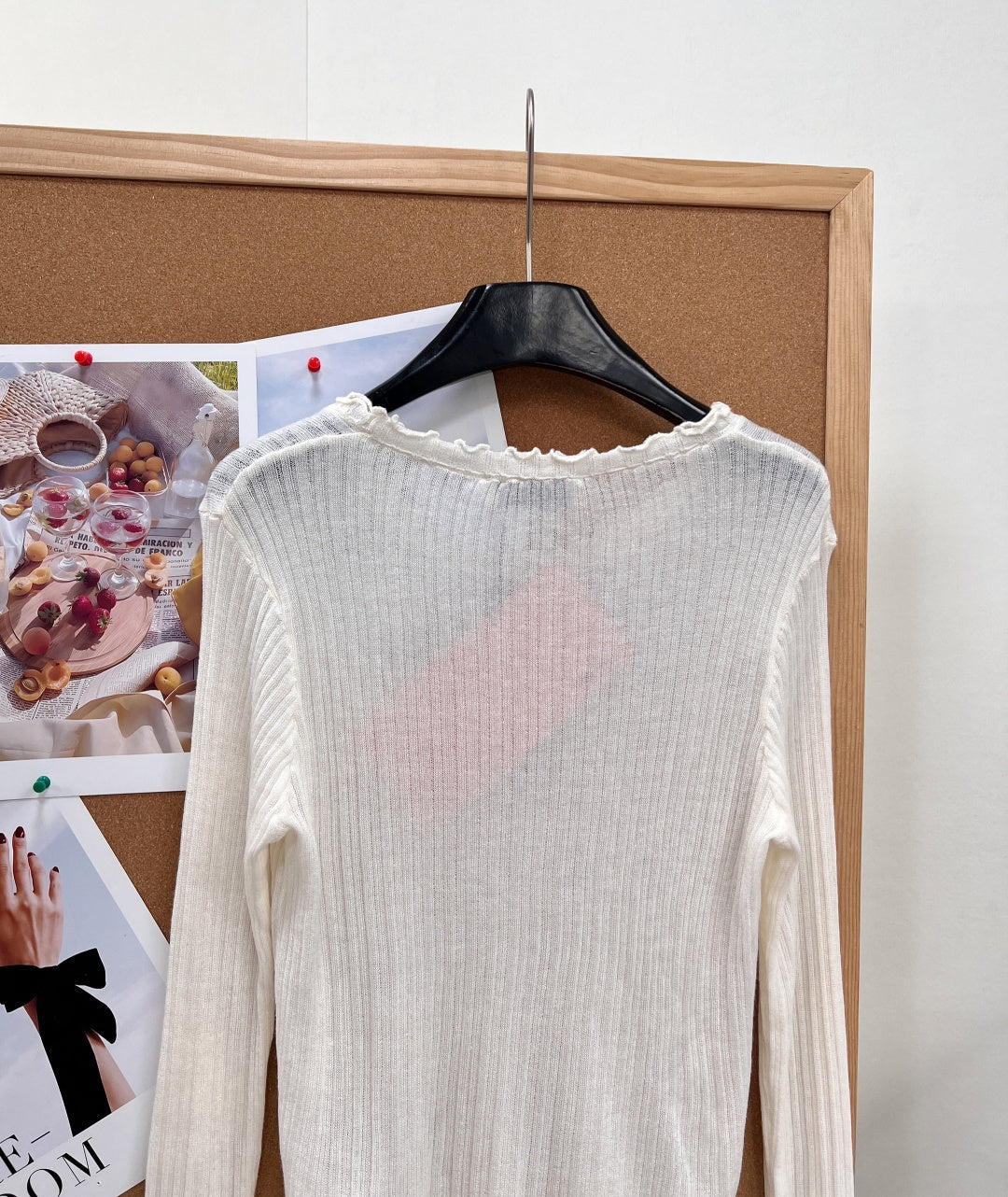 MIUMIU 26S LONG-SLEEVE KNIT TOP 1329