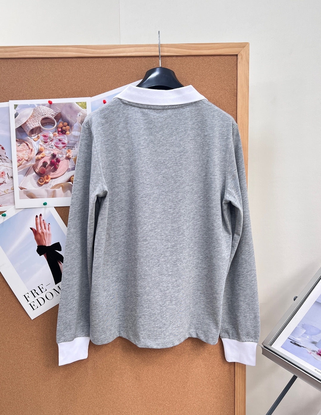 MIUMIU 26S LONG-SLEEVE POLO SHIRT 1413
