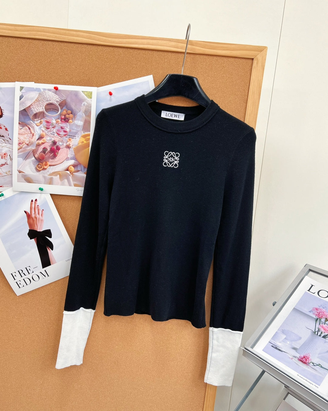 LOEWE 26S LONG-SLEEVE KNIT TOP 669