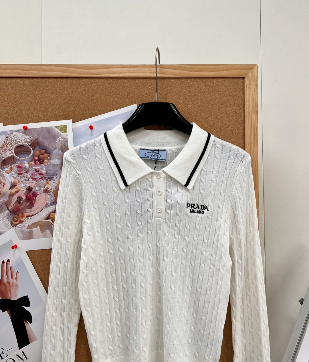 PRADA 26S POLO SWEATER 1265