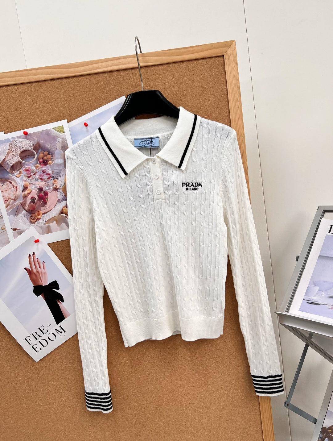 PRADA 26S POLO SWEATER 1265