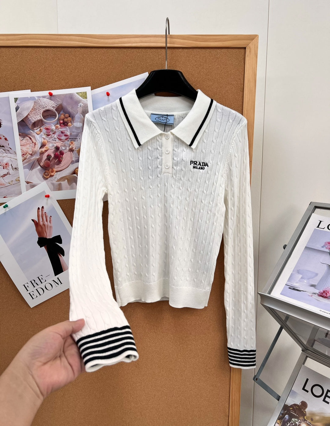 PRADA 26S POLO SWEATER 1265