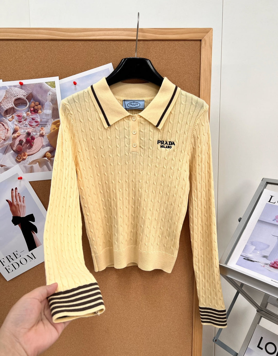 PRADA 26S POLO SWEATER 1264