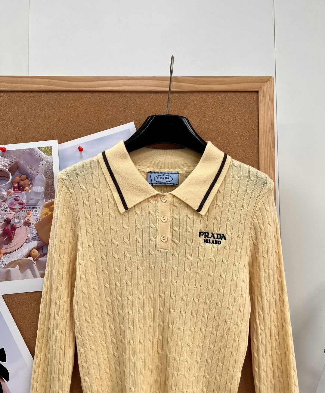 PRADA 26S POLO SWEATER 1264