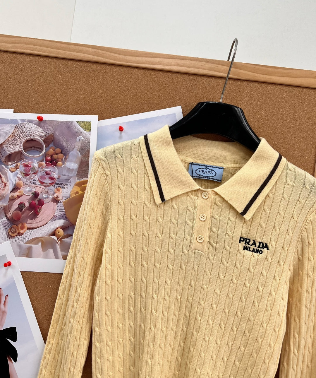PRADA 26S POLO SWEATER 1264
