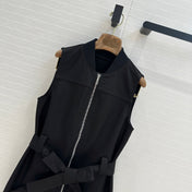 HERMES SLEEVELESS ZIPPER DRESS 276153
