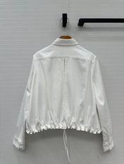 Loewe Shirt Jacket White Cotton