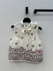 MIUMIU SLEEVELESS TOP AND SKIRT SET 264447