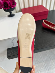 VALENTINO 26S STUD-EMBELLISHED MARY JANE IN RED CALFSKIN