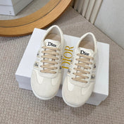 DIOR 26S SNEAKERS IN CREAM WHITE SUEDE