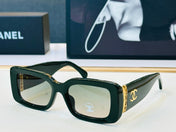 CHANEL 26S SOVERSIZED RECTANGULAR SUNGLASSES WITH BLACK FRAMES IN ACETATE 408100