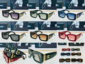 CHANEL 26S SOVERSIZED RECTANGULAR SUNGLASSES WITH BLACK FRAMES IN ACETATE 408100