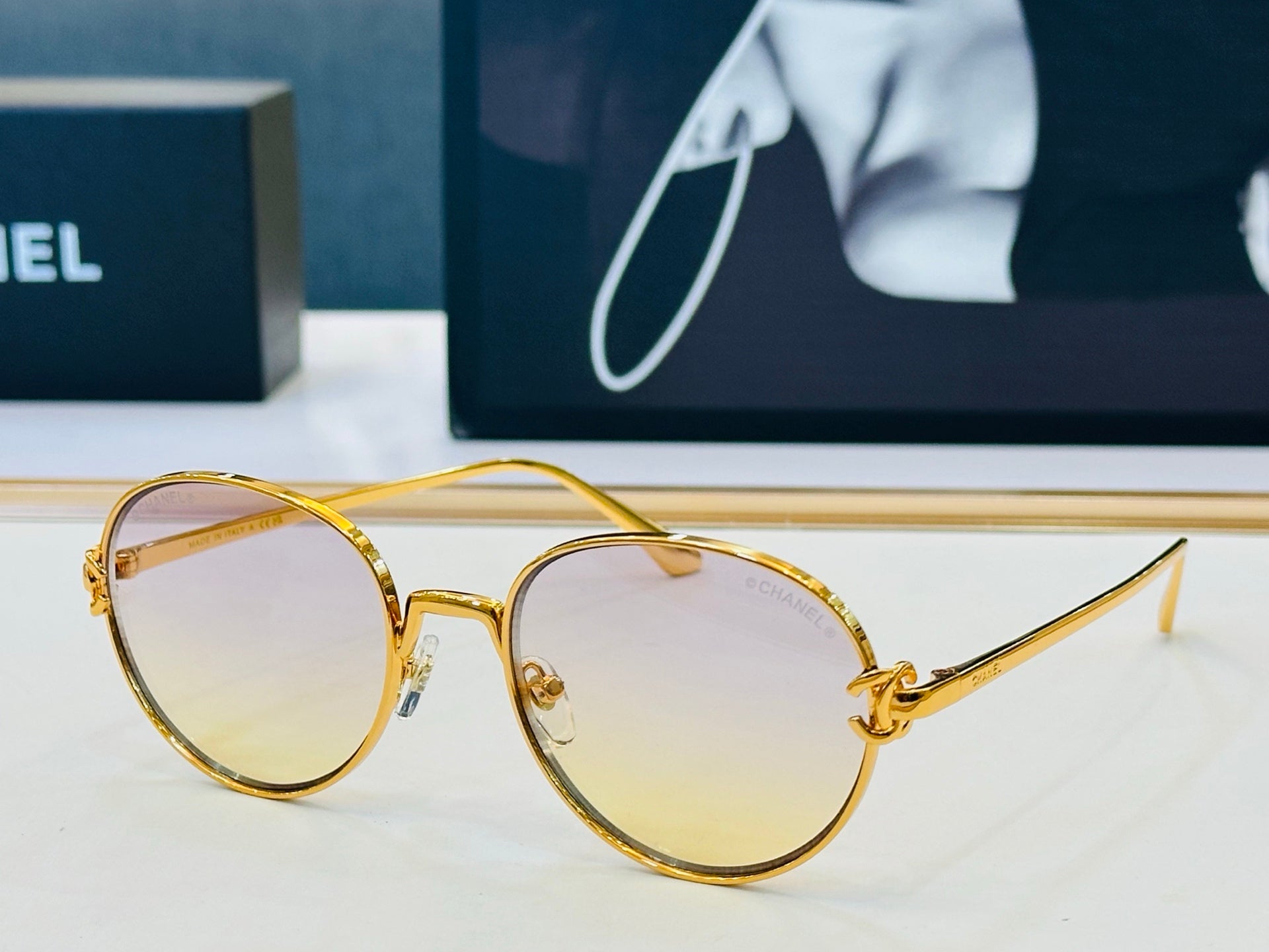 CHANEL 26S ROUND FRAME IN ACETATE 413485
