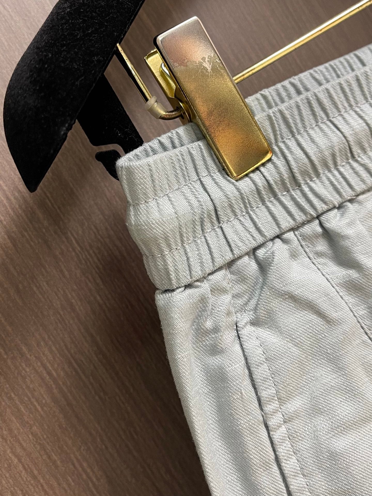 HERMES 26S DRAWSTRING ELASTIC-WAIST PANTS 721