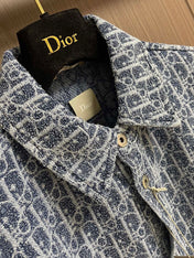DIOR 26S JACQUARD DENIM SHIRT 1297