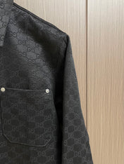 GUCCI 26S LONG-SLEEVE DENIM SHIRT 516