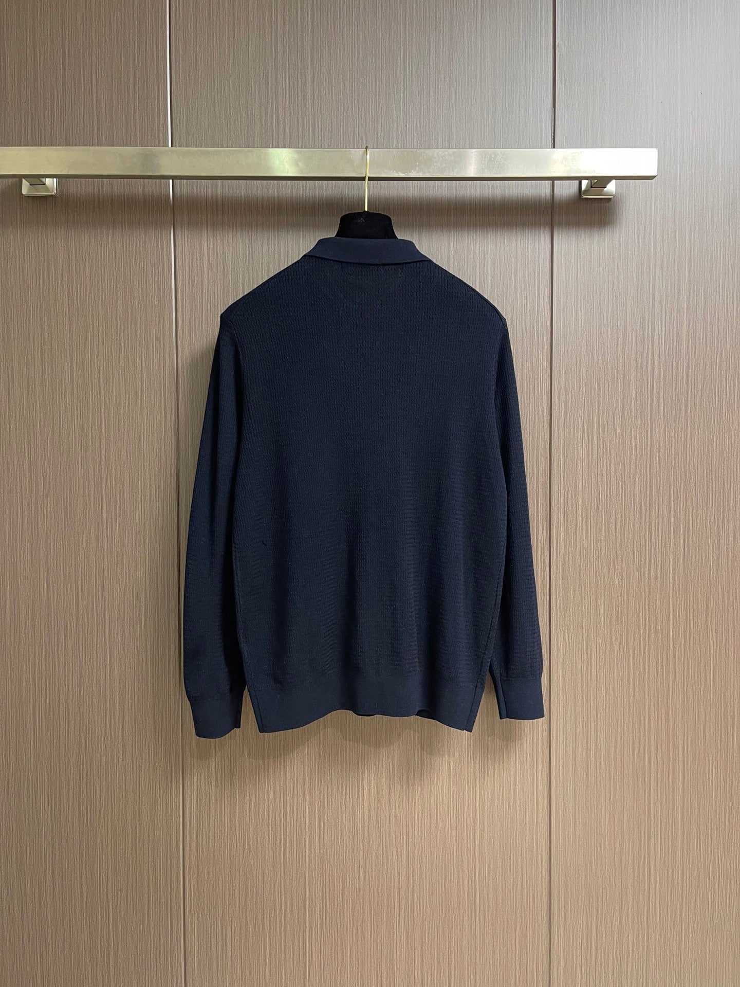 LORO PIANA 26S LONG-SLEEVE KNIT POLO SWEATER 910