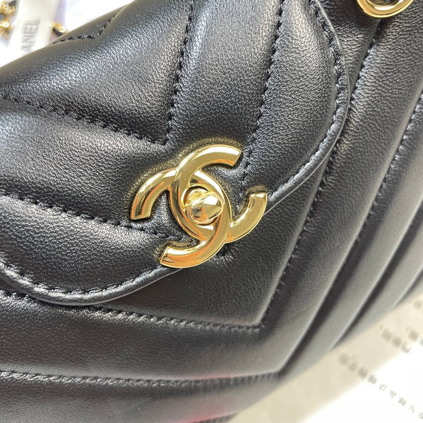 CHANEL 26S MINI KELLY BAG 19 IN BLACK CALFSKIN