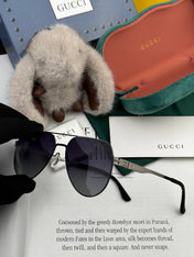 AVIATOR FRAME SUNGLASSES G41805 IN METAL