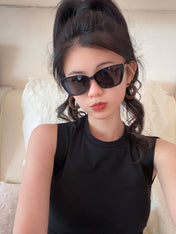 CAT EYE SUNGLASSES L0552 IN ACETATE