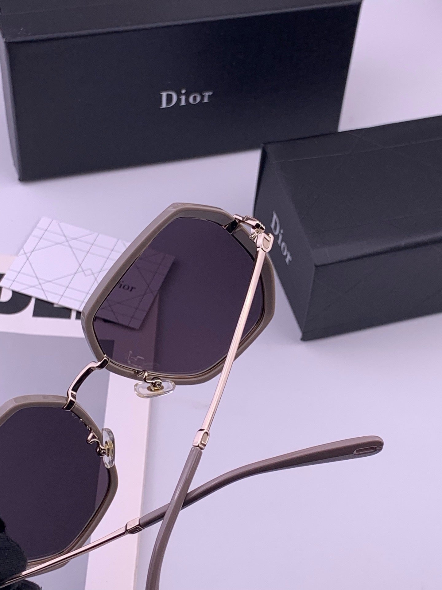 DIOR 26S POLYGONAL FRAME IN ACETATE 403045