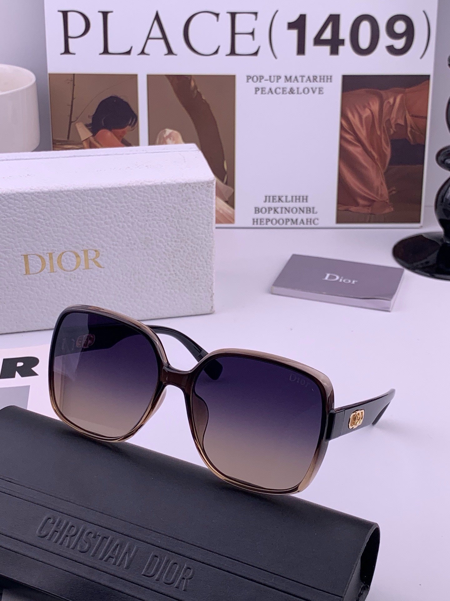 DIOR 26S SQUARE FRAME IN ACETATE 406771