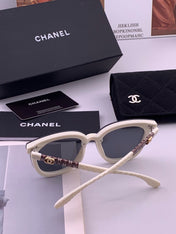 CHANEL 26S ROUND SQUARE FRAME SUNGLASSES IN ACETATE 408297
