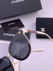 CHANEL 26S ROUND SQUARE FRAME SUNGLASSES IN ACETATE 408297