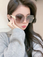 CHANEL 26S RIMLESS SQUARE FRAME IN ACETATE 411852