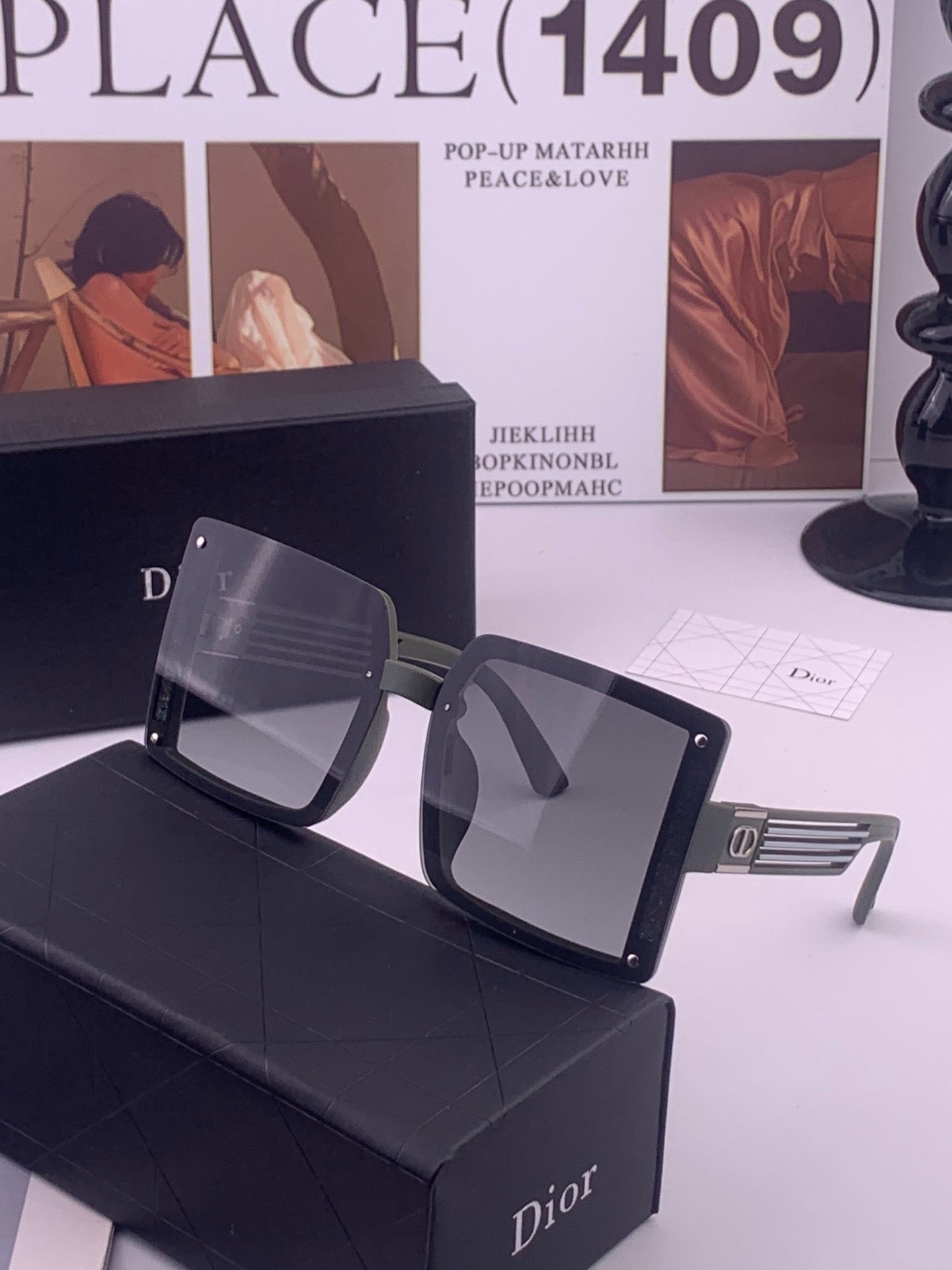 DIOR 26S SQUARE FRAME IN ACETATE 424689