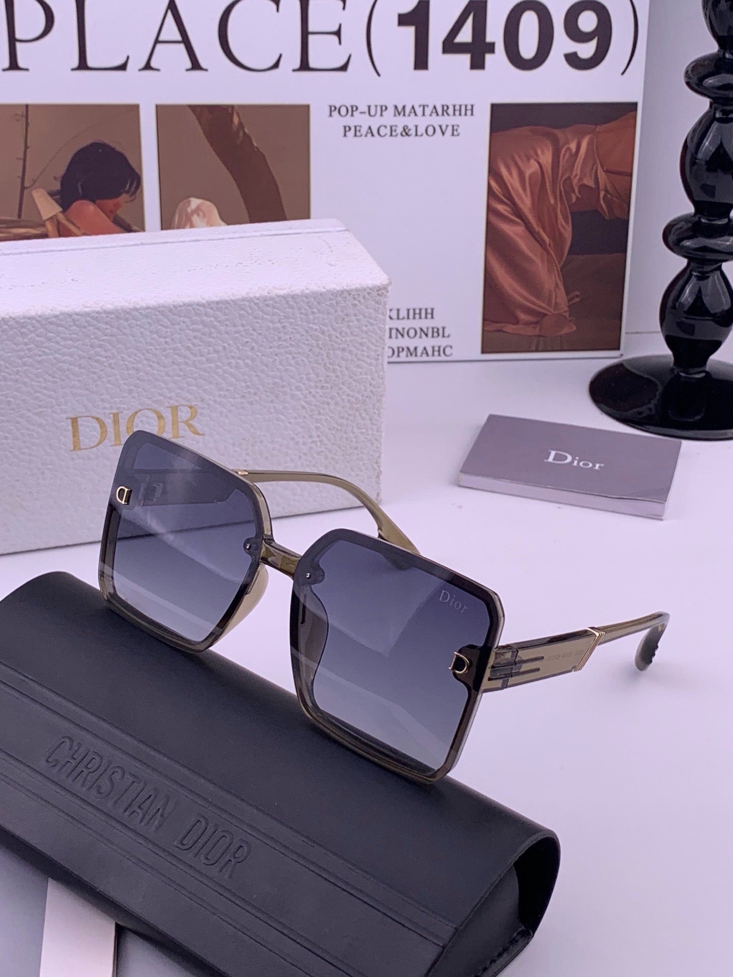 DIOR 26S SQUARE FRAME IN ACETATE 424696