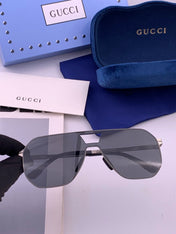 GUCCI 26S AVIATOR FRAME IN METAL 426432