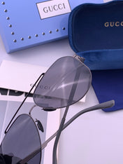 GUCCI 26S AVIATOR FRAME IN METAL 426429