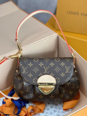 LV 25S SUNSET 27 IN BROWN MONOGRAM CALFSKIN GOLD HARDWARE