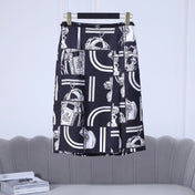 HERMES 25S SLIT MIDI SKIRT 337