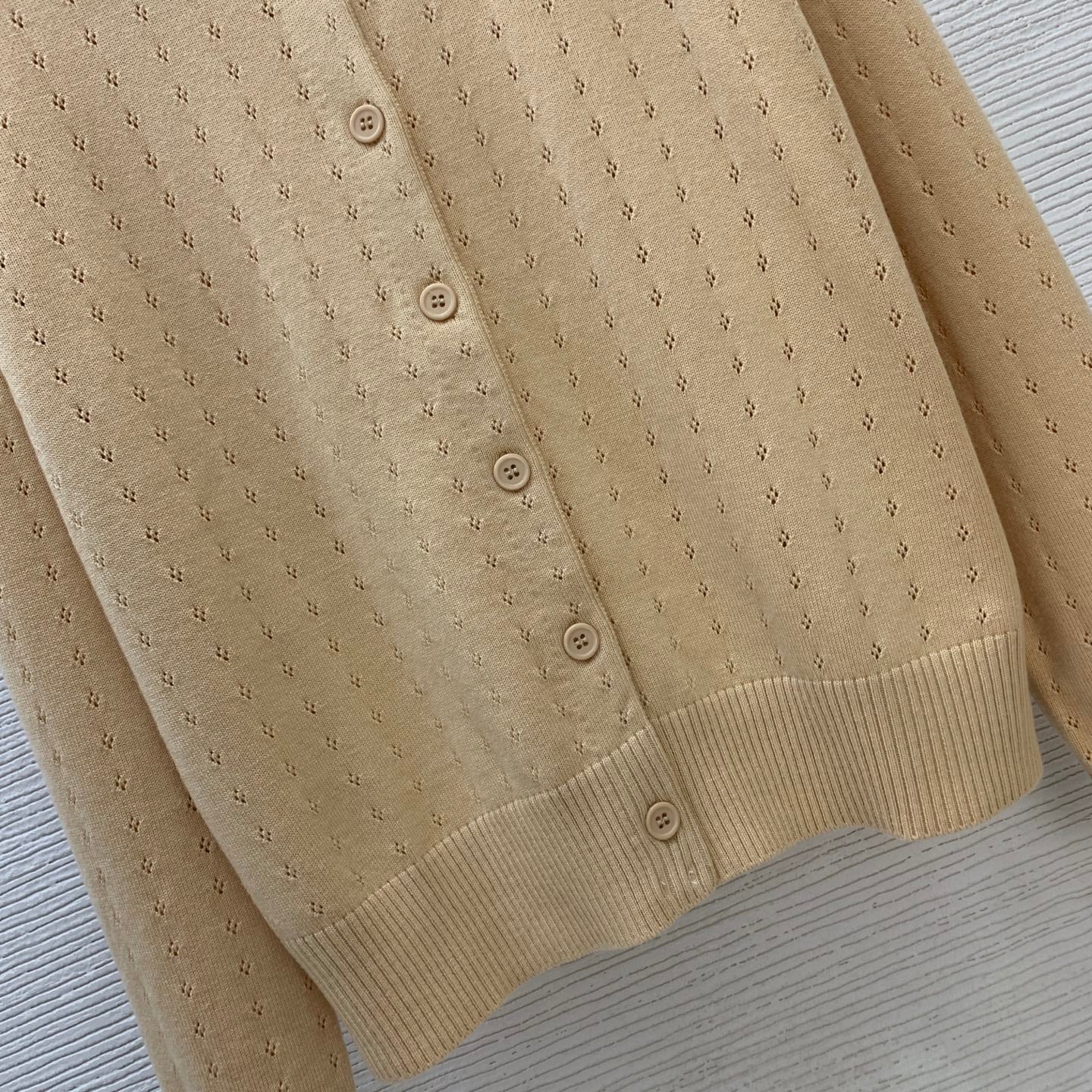 MIUMIU 26S KNIT COLLAR CARDIGAN 1320