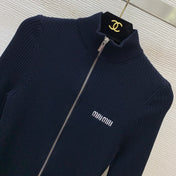 MIUMIU 26S ZIP-UP CARDIGAN 1571