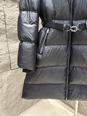 PRADA 25S LONG DOWN COAT WITH HOOD 225