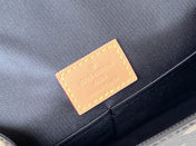 LV 25S KELLY 28 IN BROWN MONOGRAM COATED CANVAS LEATHER TRIM