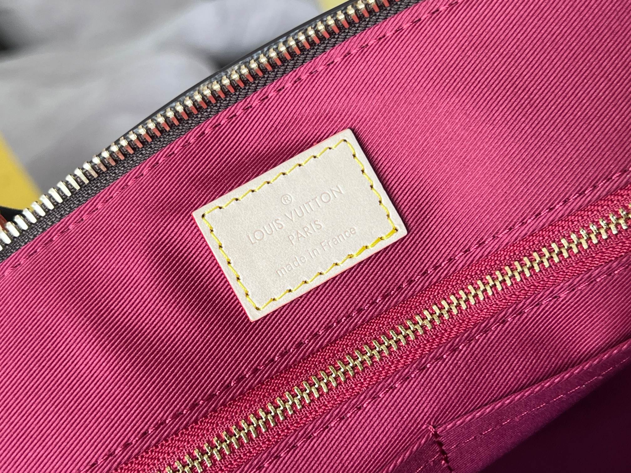 GRAND PALAIS TOTE BAG 34 IN BROWN MONOGRAM COATED CANVAS