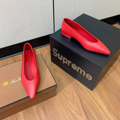LP REBECCA BALLERINAS ROSE CALFSKIN