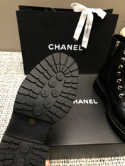 SHORT BOOTS BLACK LAMBSKIN