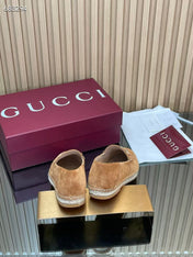 GUCCI 26S LOAFER IN BROWN SUEDE