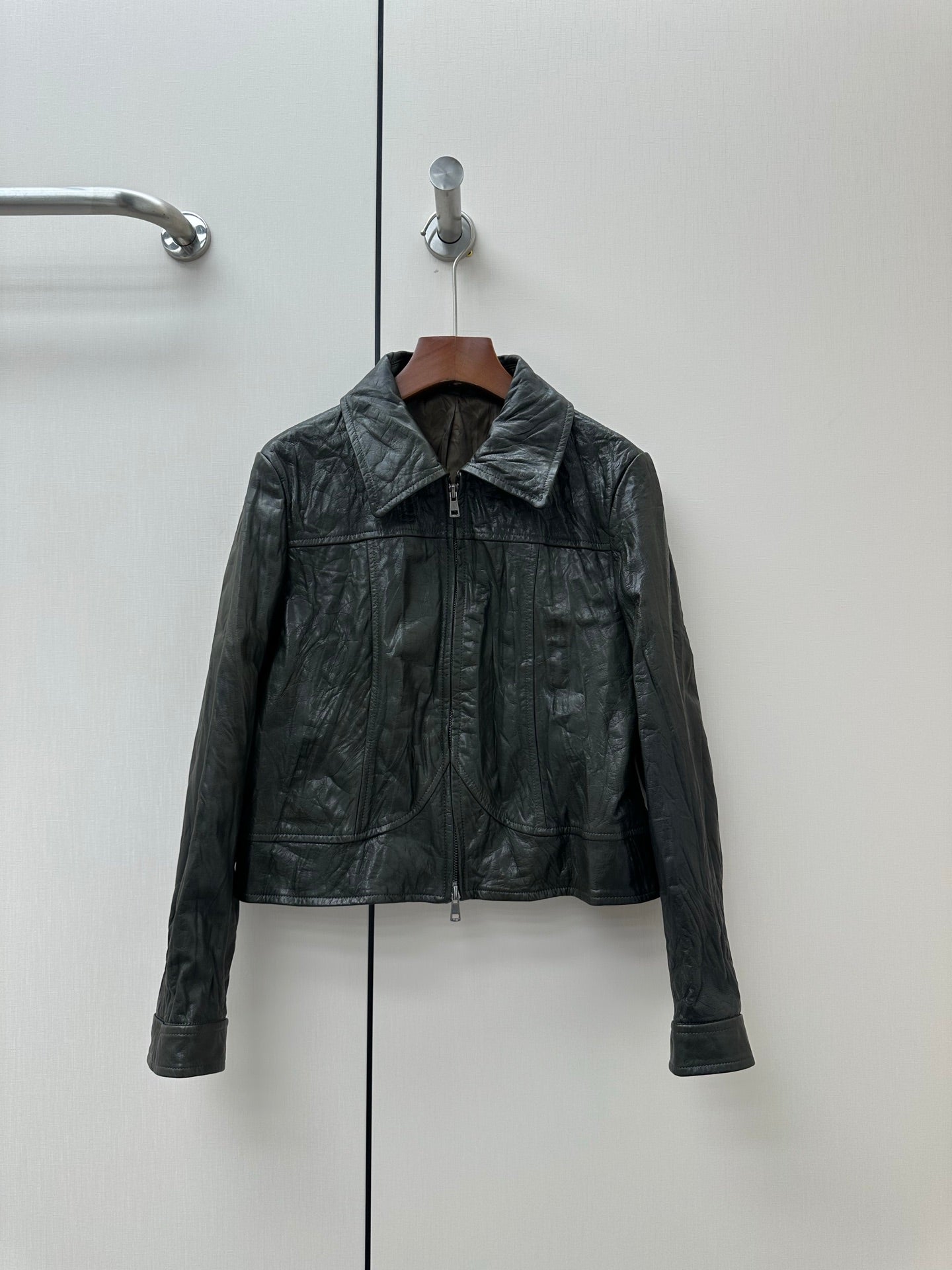 MIUMIU 26S LEATHER JACKET 1316